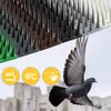 A product image showing bird spikes in various colors, with icons indicating features, and a pigeon in flight. Náhľad obrázku produktu