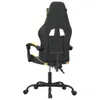 Gaming-Stuhl Drehbar Schwarz und Golden Kunstleder Produktbild-Vorschau 5