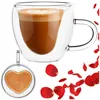 Bicchiere termico con doppio fondo, 220 ml, cuore, tazza da Anteprima dell’immagine prodotto 7