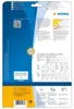 HERMA Special - Bílá - A4 (210 x 297 mm) 25 štítků Náhled obrázku produktu 6