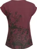 Black Premium by EMP Damen bordeaux T-Shirt mit Produktbild-Vorschau 2