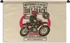 MuchoWow® Wandteppich Wandbehang Motorrad - Vintage - Produktbild-Vorschau 1