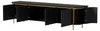 TV-meubel, 6 deuren, ribbeldesign, afgeronde hoeken, MDF, Productafbeelding-voorbeeld 14