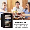 Klarstein vinotéka, 2 zóny, 132L, vstavaná, slim, sklenené Náhľad obrázku produktu 5