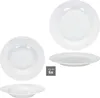 12tlg Tafelservice Tommy weiß Porzellan 6 Personen Produktbild-Vorschau 4