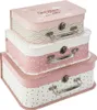 Set aus 3 koffern "douceur" rosa l24 27 30cm  - Atmosphera Produktbild-Vorschau 1