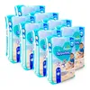 A group of Pampers Splashers diaper packages arranged in a staggered formation against a white background. Produktbild-Vorschau