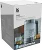 The image shows the retail packaging of a glass kettle. The box is partially open, revealing the product inside and some marketing graphics. Anteprima dell’immagine prodotto