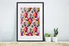 MuchoWow® MuchoWow® Gerahmtes Poster Blumen - Rosen - Lila Produktbild-Vorschau 4