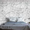 Vlies Fototapete - White brick 150x105 cm Muster Produktbild-Vorschau 2