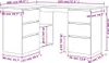 vidaXL Eckschreibtisch Artisan-Eiche 145x100x76 cm Produktbild-Vorschau 7