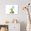 Leinwand Bilder 40x30 cm - Kinder Ballon - Drache - Blauer, Produktbild-Vorschau 3