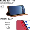 Pouzdro pro Motorola Moto G72 kožené flipové pouzdro s Náhled obrázku produktu 2
