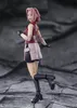 A detailed product shot of an action figure of Sakura Haruno from Naruto Shippuden, posed dynamically against a textured, dark background. Náhled obrázku produktu