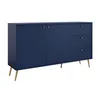 AX LIVING Meuble à tiroir Rorene tiroirs commode basse 156 Voir les images du produit 1