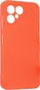 A plain orange phone case is shown against a white background. Produktbild-Vorschau
