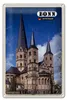 Blechschild Städte Bonn Münster Altstadt Deutschland Produktbild-Vorschau 1