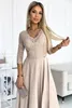 Numoco Formelle Frauenkleider Amber beige L Produktbild-Vorschau 2