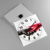 Wanduhr - Quadrat - Glasuhr - Hilfe Hände Symbol - 40x40cm Produktbild-Vorschau 2