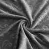 Elastischer geprägter Velvet-Stuhlbezug in Dunkelgrau für Produktbild-Vorschau 7