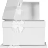 Geschenkbox 5er Set mit Deckel Weiß Schachtel Aufbewahrung Produktbild-Vorschau 5