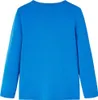 Kinder-Langarmshirt Kobaltblau 128 Produktbild-Vorschau 2