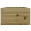 The Living Store Pflanzkübel 40x40x23 cm Kiefernholz Produktbild-Vorschau 7