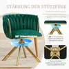 okwish Velourssessel Esszimmerstuhl mit Produktbild-Vorschau 3