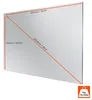celexon Rahmenleinwand Expert PureWhite 200 x 150 cm Produktbild-Vorschau 2