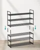 Stojan na topánky 3 úrovne čierny kov 92 cm LOFT Náhľad obrázku produktu 14
