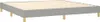 vidaXL Boxspringbettgestell Hellgrau 200x200 cm Stoff Produktbild-Vorschau 4