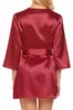 Damenunterwäsche - Satin-Set - Negligé - Bademantel mit Produktbild-Vorschau 3