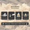 HORECA CANDLES Přírodní podpalovače FOKUS Firelighters 100 Náhled obrázku produktu 5