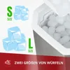 Großer Eiswürfelbereiter silber/grau Edelstahl MPM MKD-04M Produktbild-Vorschau 2