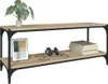 vidaXL TV skrinka Sonoma dub 100x33x41 cm z dreva a ocele Náhľad obrázku produktu 6