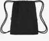 Nike Heritage Drawstring Bag Black/Black/White 10 L Sáček Náhled obrázku produktu 31