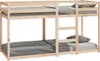 Łóżko piętrowe 80x200 cm lite drewno sosnowe Podgląd zdjęcia produktu 2