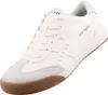 A white SKECHERS shoe with a brown sole and gray accents. Produktbild-Vorschau