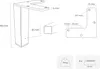 Technical drawing and specifications for furniture legs. Produktbild-Vorschau