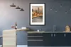 MuchoWow® Gerahmtes Poster Gemälde - Öl - Skyline - Stadt - Produktbild-Vorschau 5