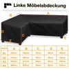 Gartenmöbel Abdeckung L-Form Wasserdichte Ecklounge Sofa Produktbild-Vorschau 7
