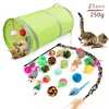 21 Stücke Katzenspielzeug Set Katzentunnel Interaktives Produktbild-Vorschau 1