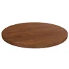 vidaXL Plateau de table rond brun foncé Ø30x1,5 cm Chêne Voir les images du produit 4