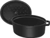 Staub 40509-322-0, 6,7 l, Czarny, Żeliwo, Emalia, Francja, Podgląd zdjęcia produktu 6