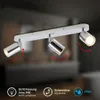 Stropní svítidlo, stropní lampa, koupelna, otočné, stupeň Náhled obrázku produktu 3