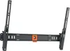 A black TV wall mount with an orange level indicator, shown against a white background. Podgląd zdjęcia produktu