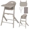 Chaise haute Lionelo Beny avec harnais 3 points, plateau et Voir les images du produit 1