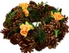 di pigne con rose gialle Ø30 cm Anteprima dell’immagine prodotto 4