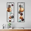 Wallity, Textured - 9, Wanddeko, Mehrfarbig, Metall, 32 x Produktbild-Vorschau 3