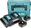 Makita Power Source Kit 18 V mit 2x BL 1860 B 6,0 Ah Akku ( Produktbild-Vorschau 2